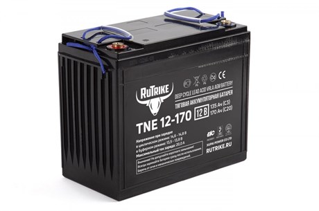 RuTrike TNE 12-170 (12V135A/H C3) - гелевый тяговый аккумулятор - фото 5613