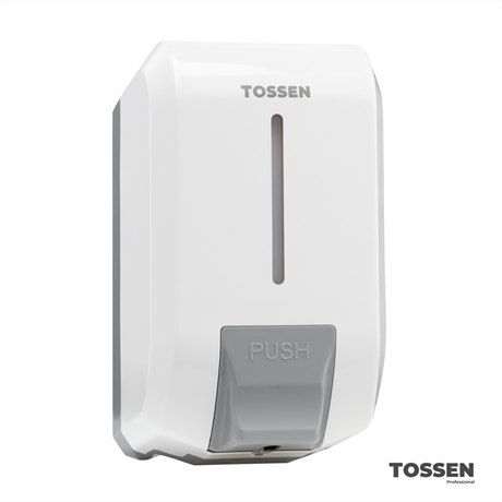 TOSSEN MN-7226 PW (Arctic white) - механический дозатор жидкого мыла - фото 6322