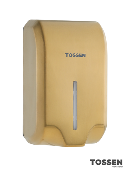 TOSSEN AL-7206 MS (Imperial Gold) - сенсорный диспенсер для мыла/дезинфицирующих средств (капля) - фото 6590