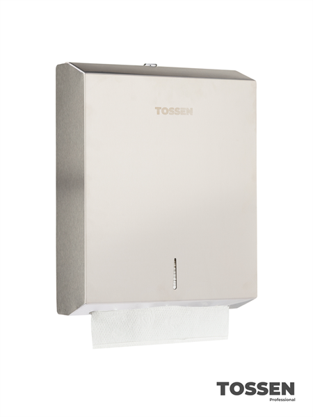 TOSSEN Z-800 M - диспенсер бумажных полотенец (Z, V) - фото 7106