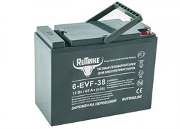 RuTrike 6-EVF-38 (12V38A/H C3) - гелевый тяговый аккумулятор