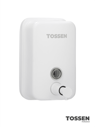 TOSSEN MN-500 MW - механический диспенсер жидкого мыла (коллекция "Белая сталь")