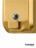 TOSSEN MN -1200 MS (Imperial Gold) - механический диспенсер жидкого мыла - фото 7468